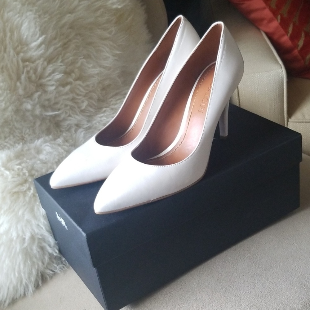 Coach White Pumps